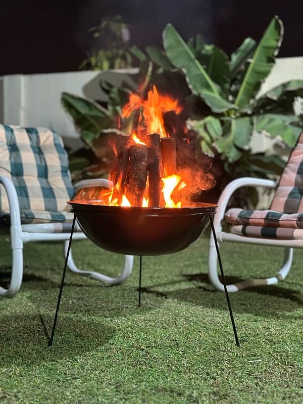 Outdoor Wood Burning Fire Pit 2