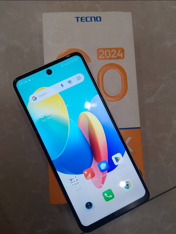 Tecno spark go 2024 with box and charger 0