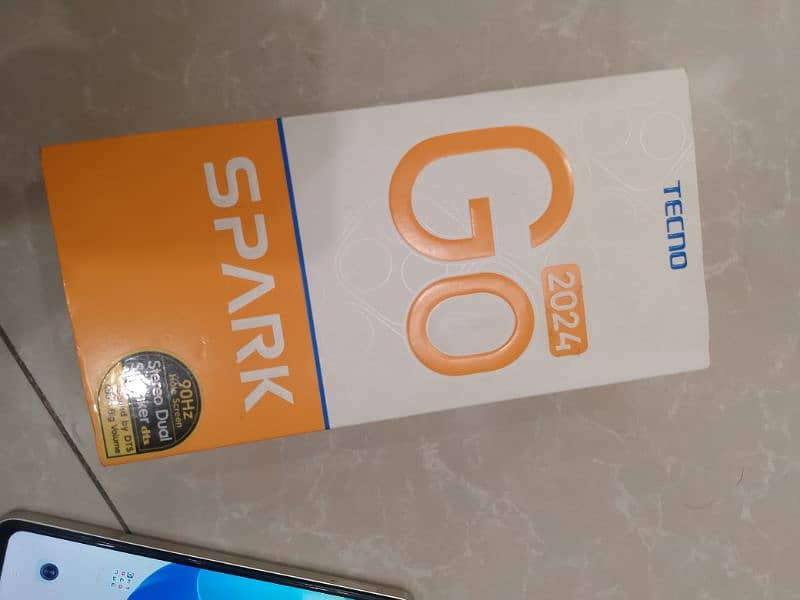 Tecno spark go 2024 with box and charger 4