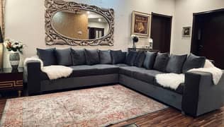 L-shaped sofa set