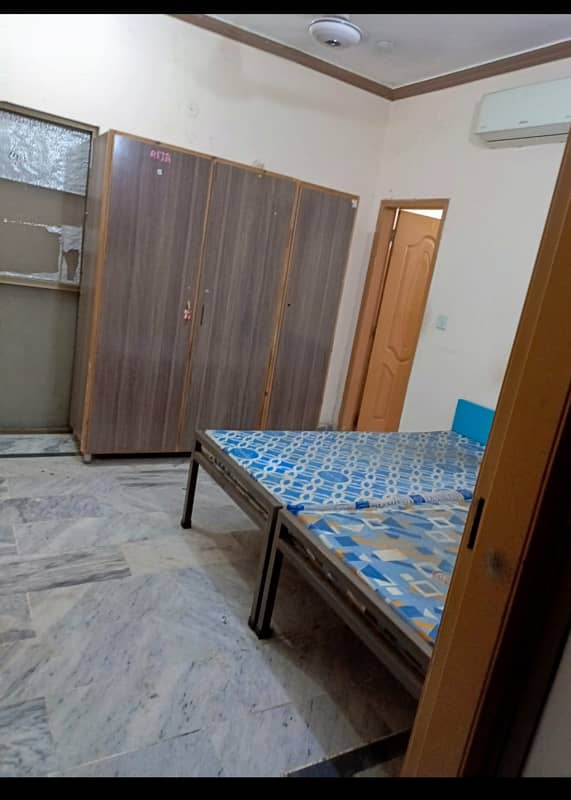 Furnished Room available for rent silent office or job holders or students near ucp University or shaukat khanum hospital or abdul sattar eidi road M2 0