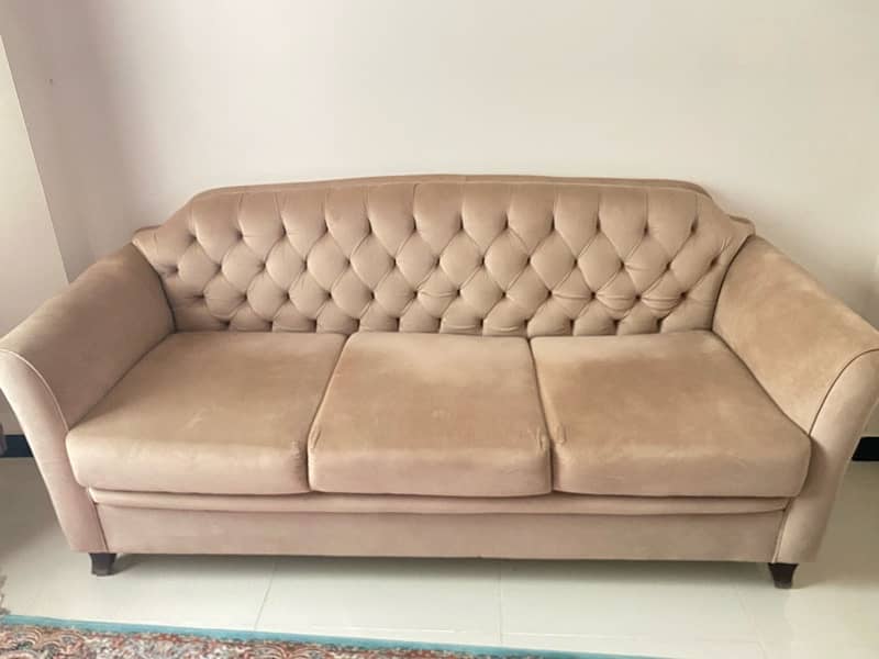 5 seater sofa set like new 0