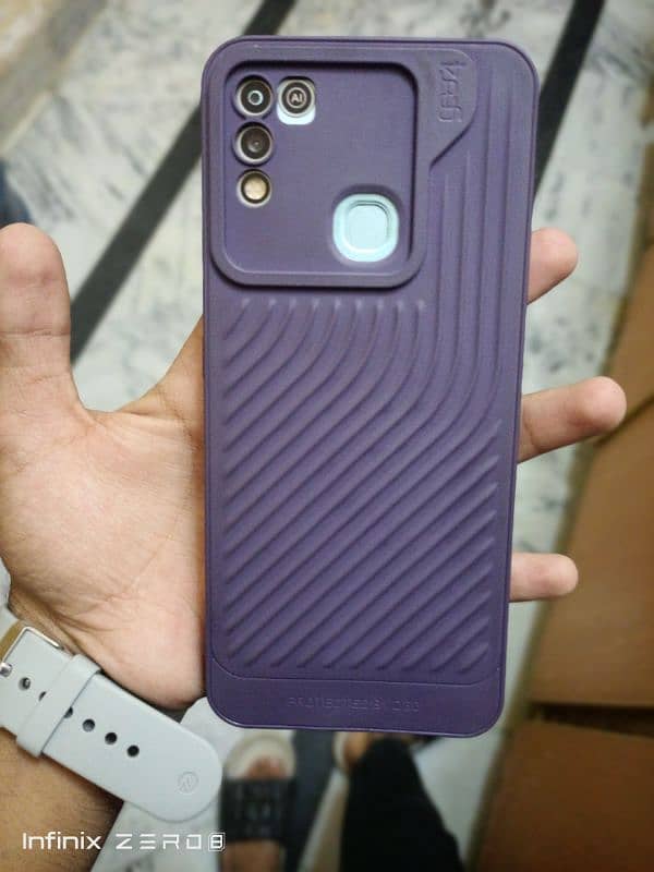 infinix hot 10 play 4/64 10/10condition no any fault exchange possible 1