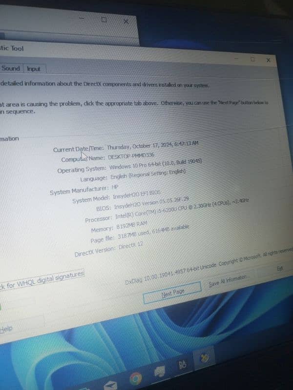 Hp 15.6 inches Core i5 6th Generation 9