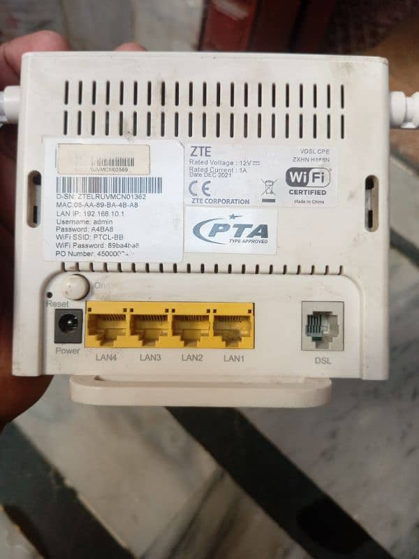 Ptcl ZXHN H168N 1