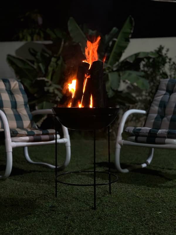 Outdoor Wood Burning Fire Pit 1