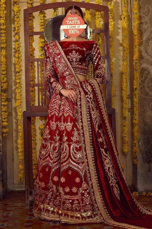 Bridal lehnga designer/ barat dress (MNR) 0