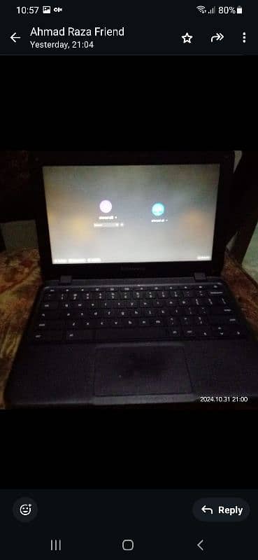 Laptop Lenovo Chrome book 1