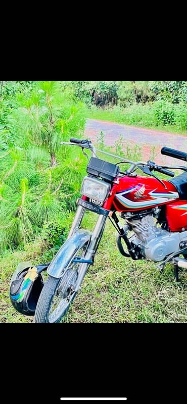 Honda Cg 125 Islamabd Golden number 0