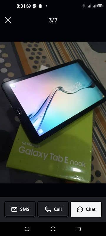 Smasung Galaxy E tablet. 9.6. Big screen home u. se tablet New cond 0