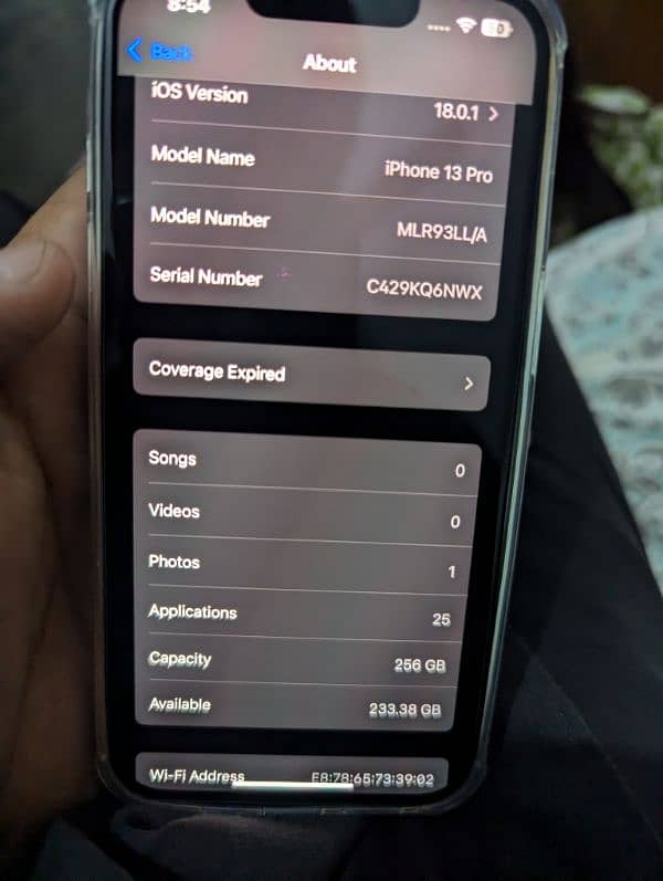 iPhone 13 pro 256 GB  bypass 7