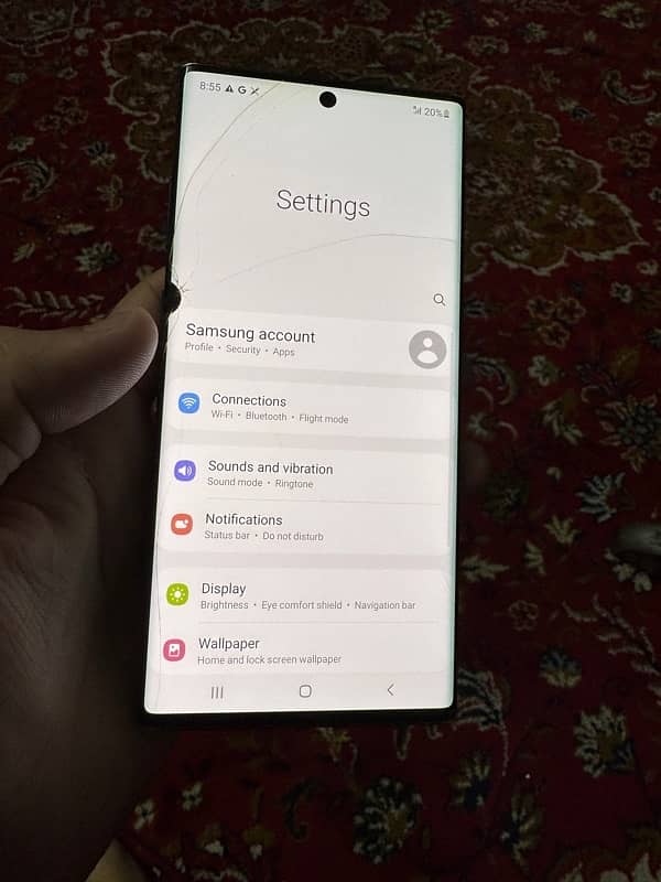 samsung note 10 + 5g 12 256 gb dual approved 5