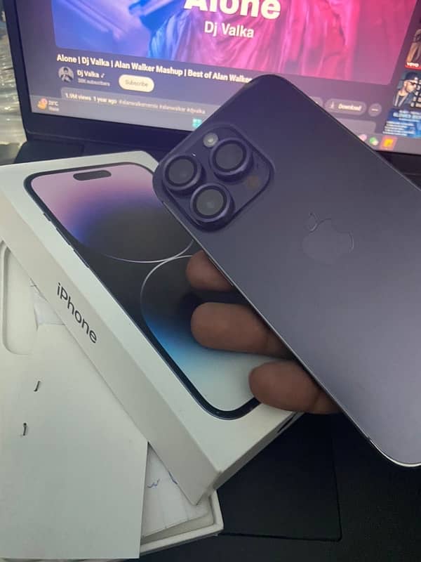 IPhone 14 Pro 256GB FACTORY UNLOCK DEEP PURPLE 9