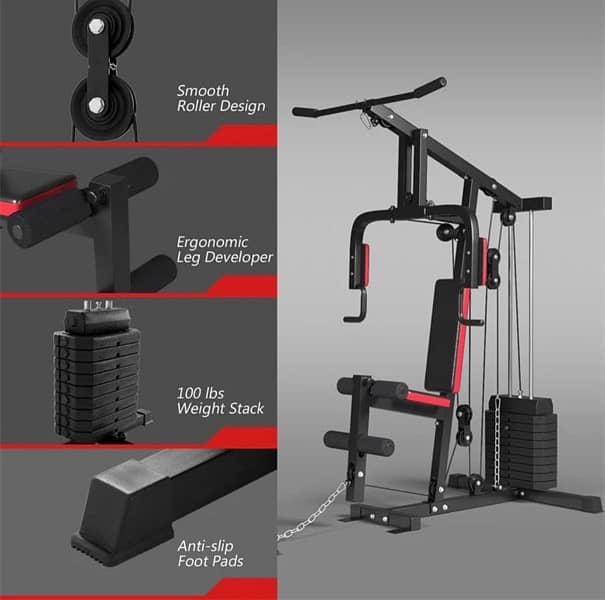 gym heavy duty multiple exercise machine 6