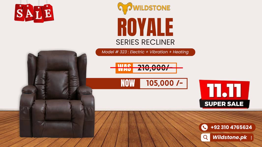 Recliner royale series / imported sofa recliner / recliner 11.11 sale 4