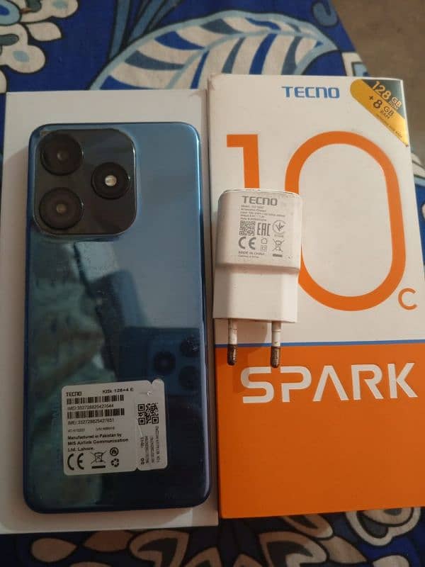 Tecno spark 10c used 8GB 128GB 4