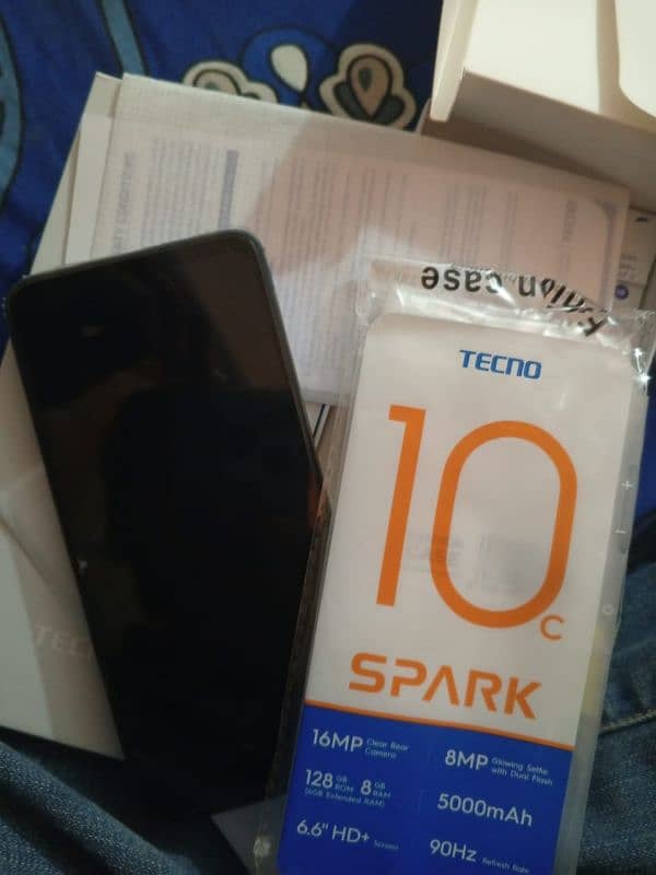 Tecno spark 10c used 8GB 128GB 5