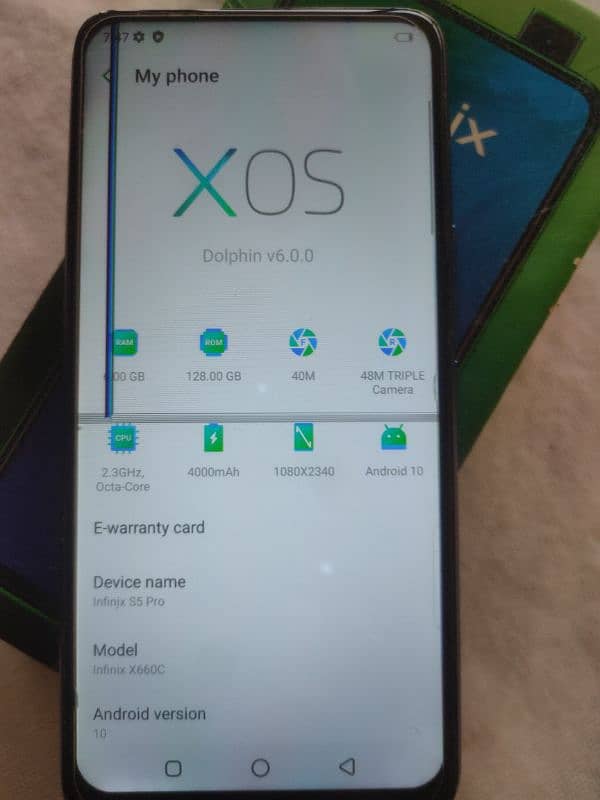 Infinix S5 pro 6gb 128gb with box Exchange possible 2