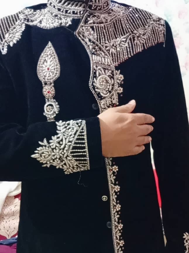 Black Sherwani 4