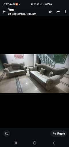 total 19 seater sofa with molly foam