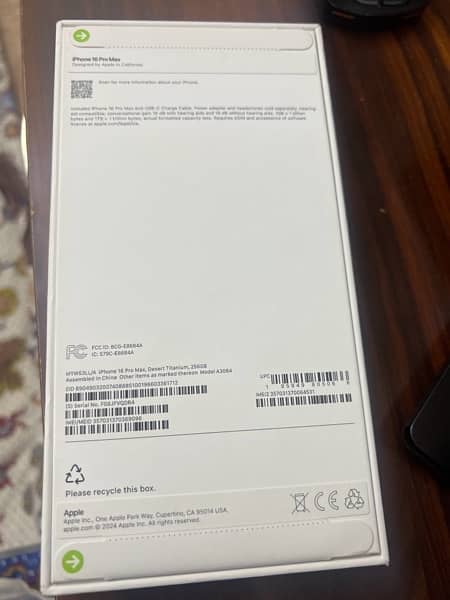 iphone 16pro max 256GB Desert Titanium LLA 0