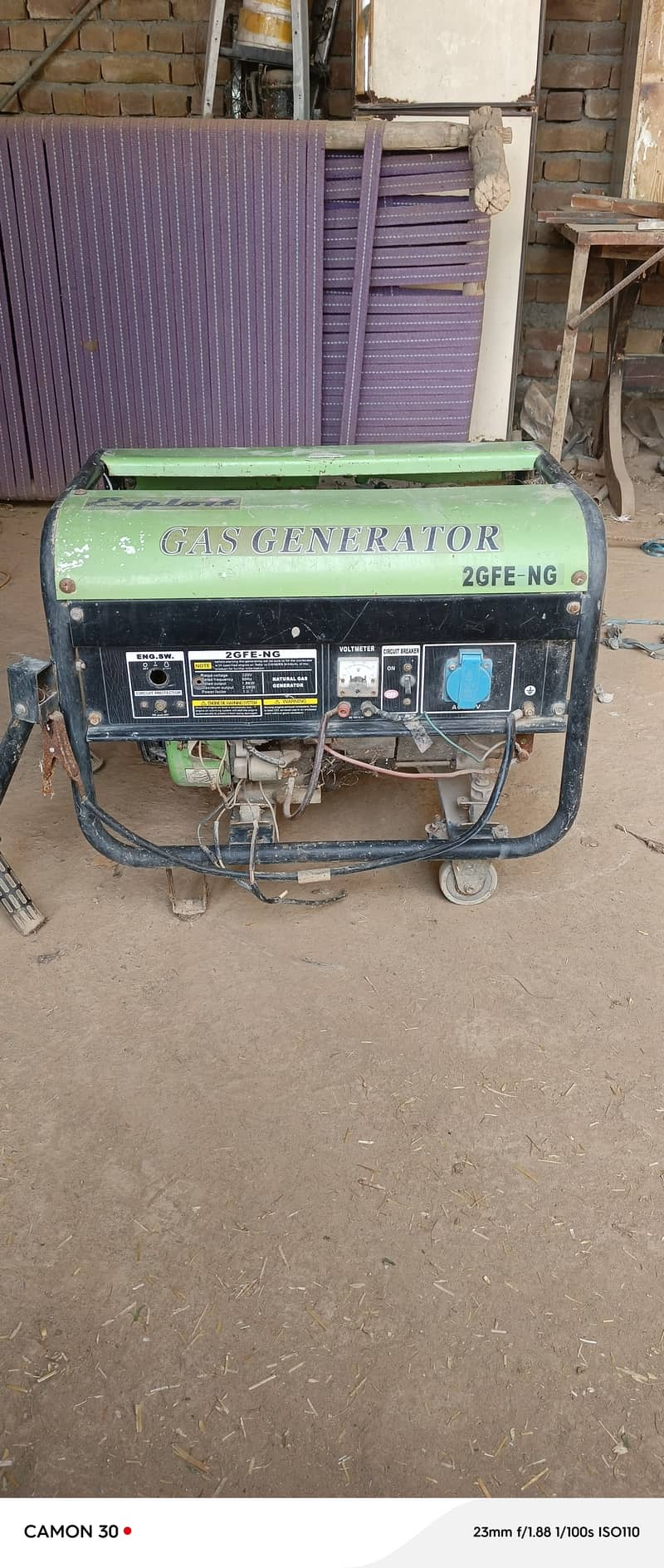 Gas and petrol generator 0