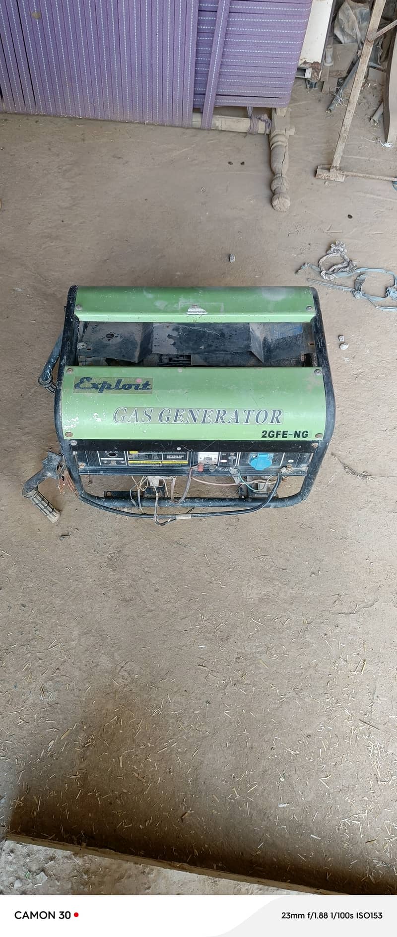 Gas and petrol generator 1