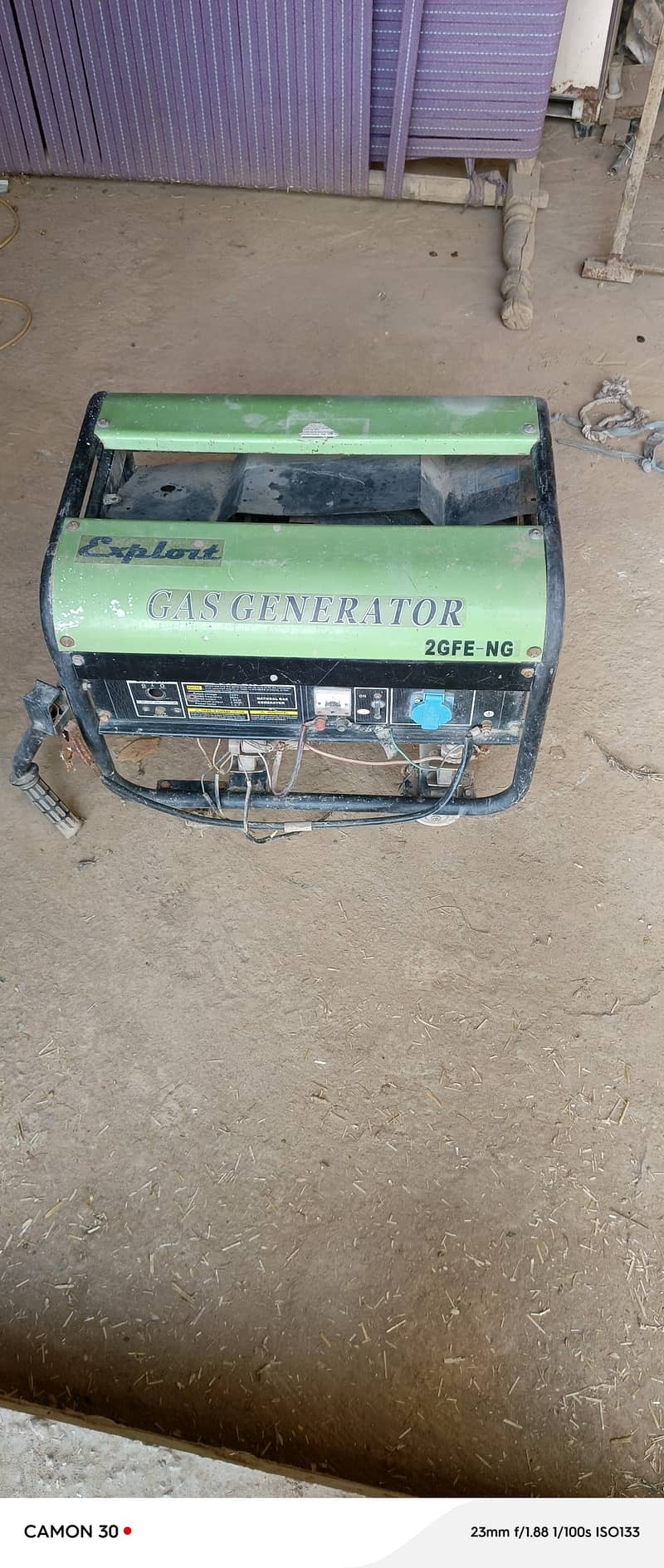 Gas and petrol generator 3