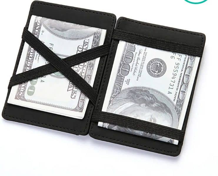 Men's wallet, Magic Wallet fresh Import , Grey color 6