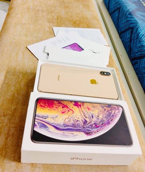 iPhone XS max 256gb all ok 10by10 pta approved Dual 81BH all pack set 1