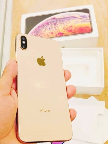 iPhone XS max 256gb all ok 10by10 pta approved Dual 81BH all pack set 3