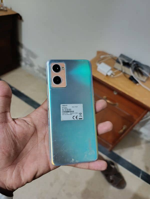 oppo a96 glass change + break full box and all oky 0