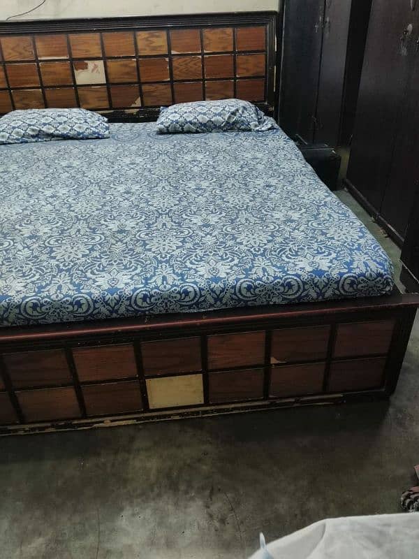 King Size bed for sale without mattress. 1