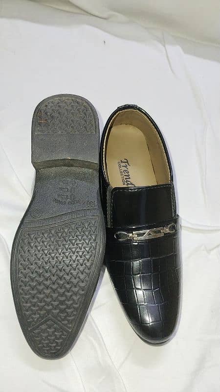 1 time used boys formal shoes 1