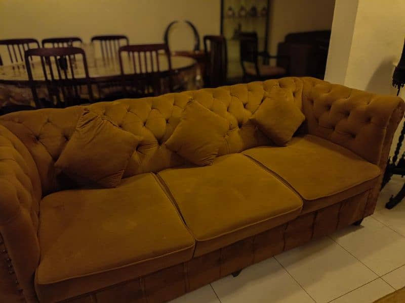 7 Seater Premium Quality Wood Sofa Set 0