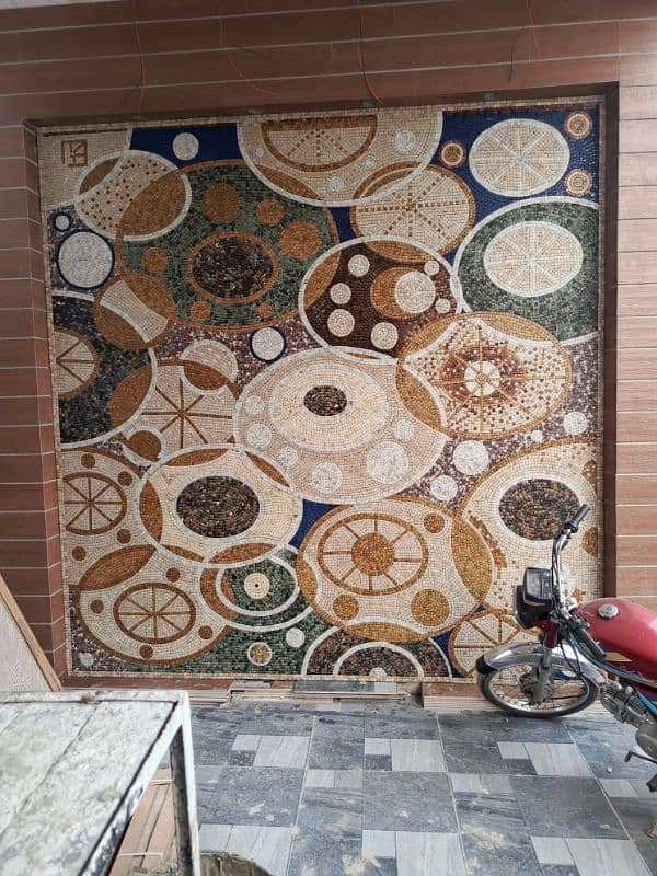 Marble mosaic hand work 1