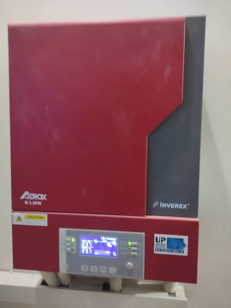 Inverex aerox 3.2 KW inverter and 6 solar panel inverex 380 watt mono 2