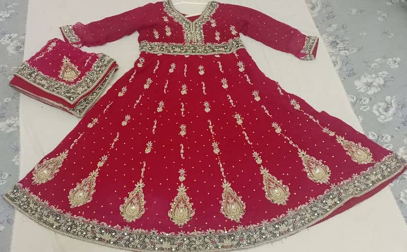 Bridal wedding Lehenga Farack/Bridal Farack for sale (03260871987) 5