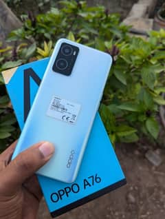 oppo A76 box charger available all okay mobile Exchange possible