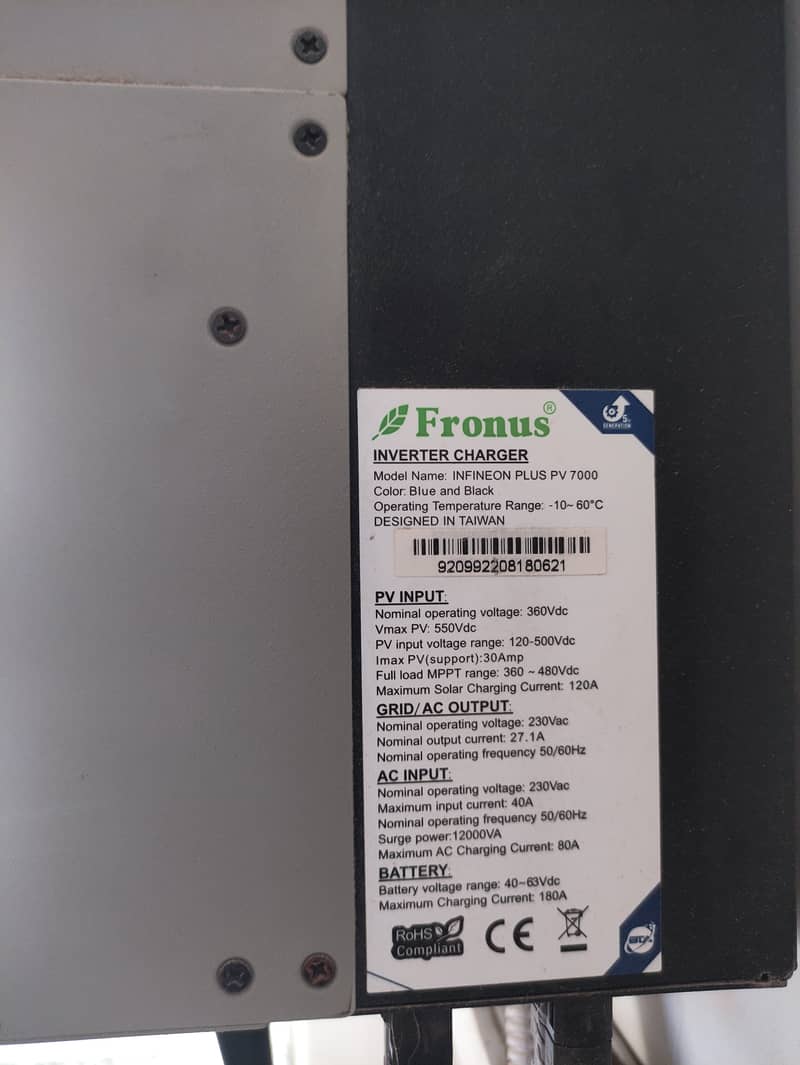 Fronus PV 7000 inverter 3