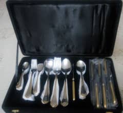 DOWRY GIFT ( GOLD PLATED) CUTLERY SET