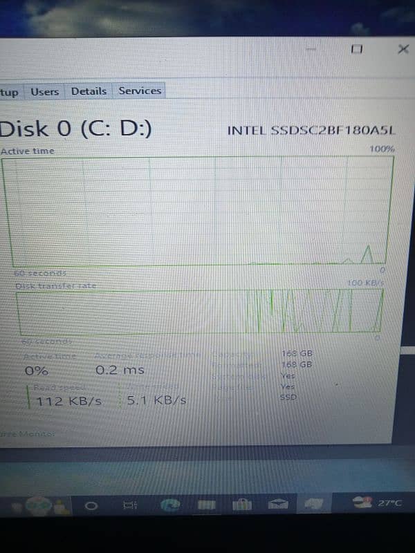 Hp Core i5 4th gen 8gb 180ssd Condition 10/8 4