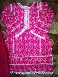 2 piece cotton suit