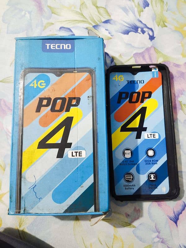 Techno Pop 4 LTE Rs. 7,500/- 2