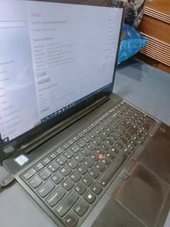 Thinkpad i7 8th Gen- 15inch display