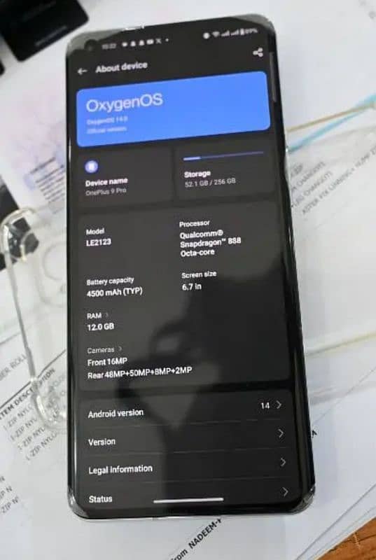 Oneplus 9 pro 5g Snapdragon 888 (12 256) exchange possible 03276556692 2