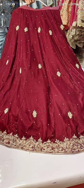 Brand new velvet lengha 1