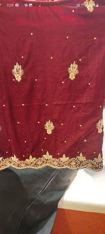 Brand new velvet lengha 2