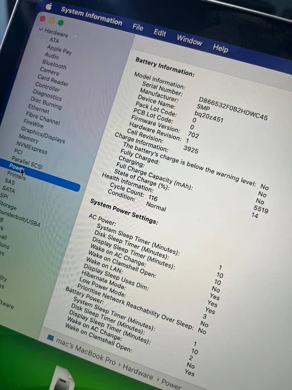 Apple MacBook Pro 2019 15inch i7 5