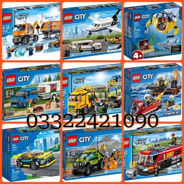 LEGO City Set's Different Sizes Different Prices 0